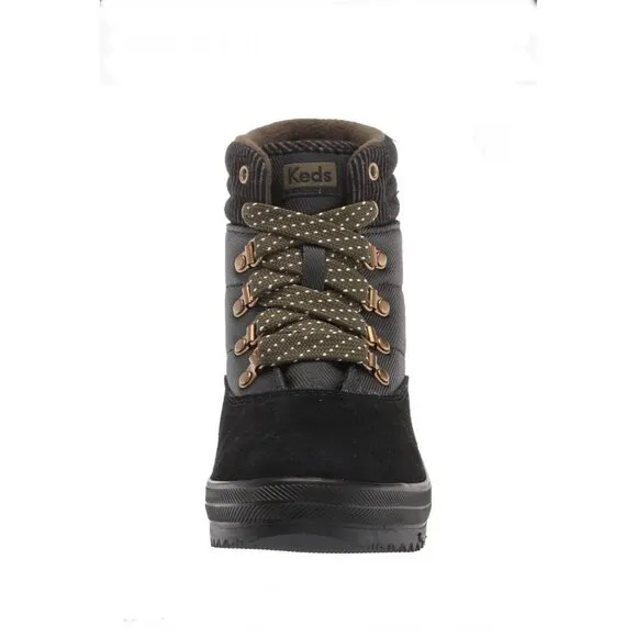 Keds Camp Boot NWOT Suede &amp; Splash Twill w/ Thinsulate Women Size 9.5 US