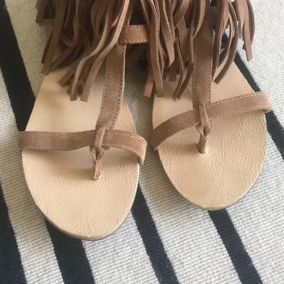 Koolaburra Fringe Suede Sandals