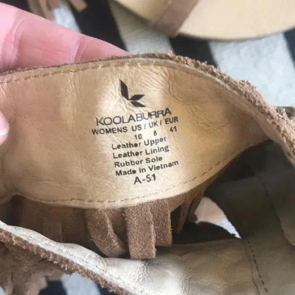 Koolaburra Fringe Suede Sandals