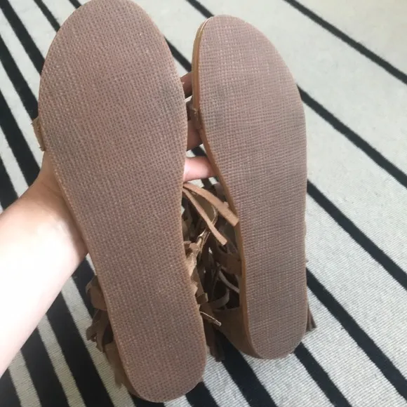 Koolaburra Fringe Suede Sandals