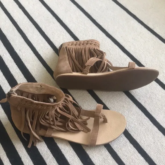 Koolaburra Fringe Suede Sandals