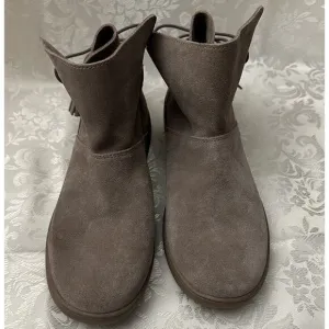 Koolaburra Ugg Women’s Suede Skyller Tassel Ankle Boots Size 7 Cinder