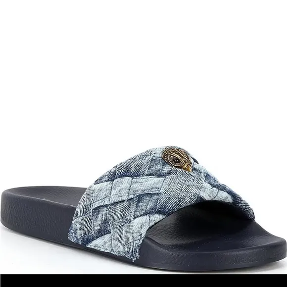Kurt Geiger London Meena. Eagle Denim Sandals