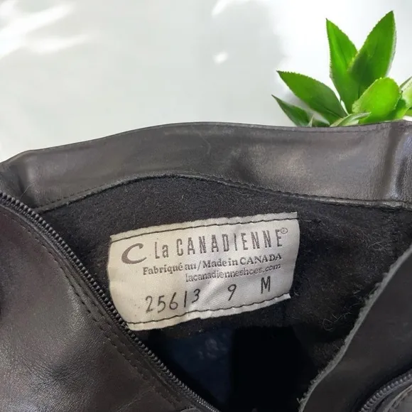 La Canadienne Harness Leather Moto Biker Boots