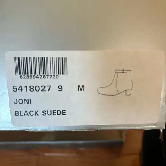 La Canadienne Joni  black suede boots - size 9M
