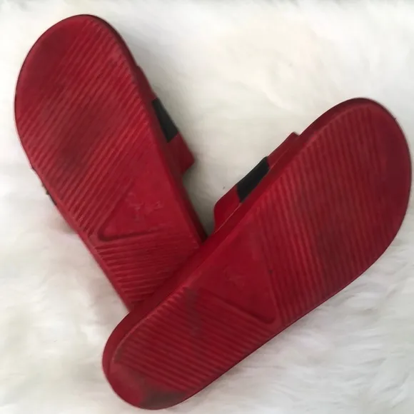 LACOSTE Red Sandals/Flip Flops Men- Size 12