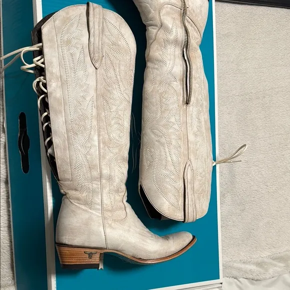 Lane knee high cowboy boots