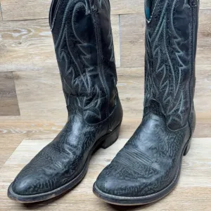 Laredo Black Leather Western Style Boots Men's Size 11 EE