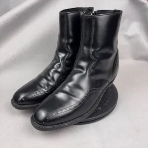 Laredo Western Ankle Size Sip Black Boots Size 10.5