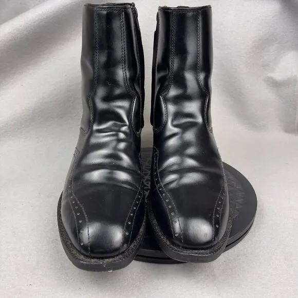 Laredo Western Ankle Size Sip Black Boots Size 10.5