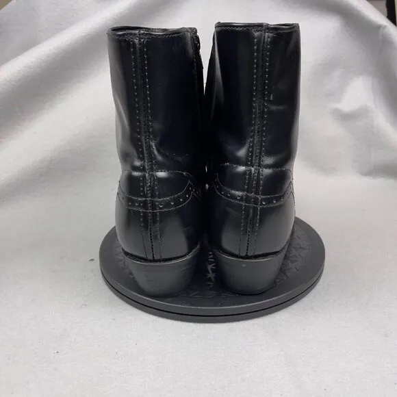 Laredo Western Ankle Size Sip Black Boots Size 10.5