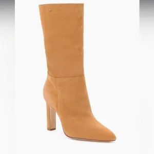 Larroudé Cindy 95MM Suede Boots size 9