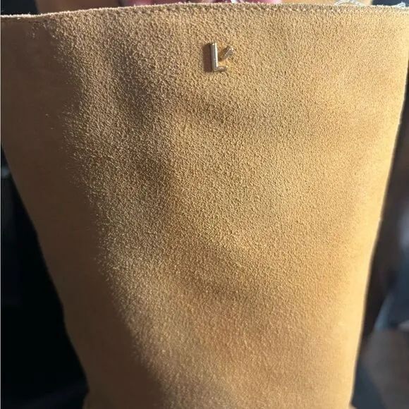 Larroudé Cindy 95MM Suede Boots size 9