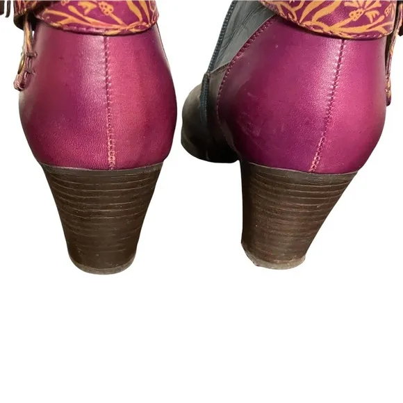L`Artiste by Spring Step | Davinci Leather Western Ankle Boots