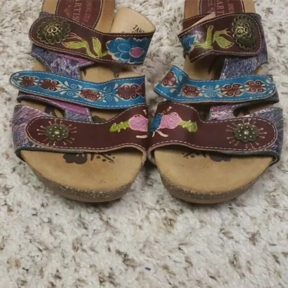 L'Artiste Jamila Sandals Size 40