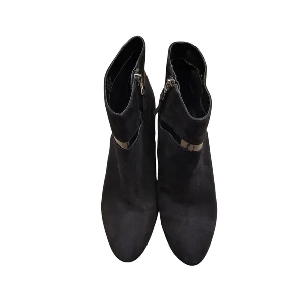 Lauren Ralph Lauren Black Suede Ankle Boots