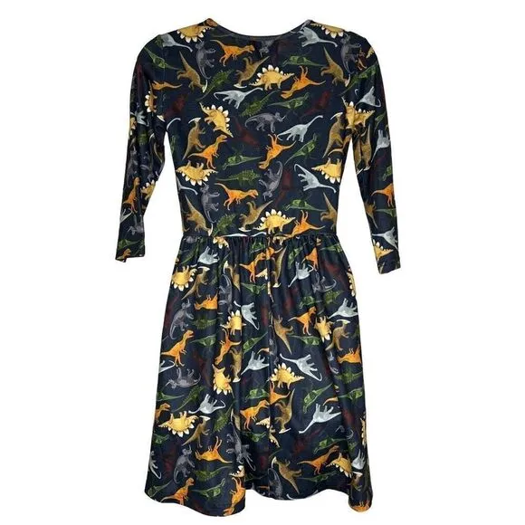 La Vie Lente Dinosaur Skater Dress XS/S