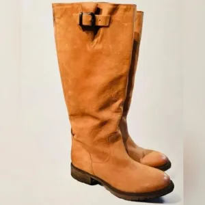 Lavorazione Antigiana brown leather riding boots size 6 shabby chic cottagecore​