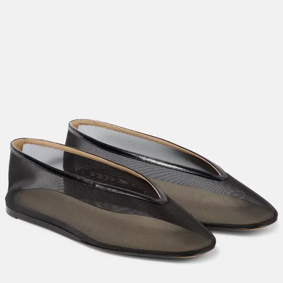 Le Monde Beryl Luna Mesh Ballet Flats sz 11 / 42