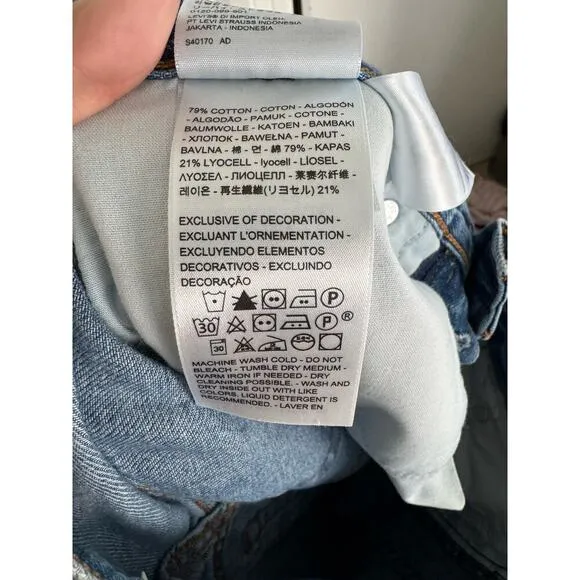 Levi’s Premium Ribcage Straight Ankle Jeans – Size 28 – Distressed High-Rise 🔥✨