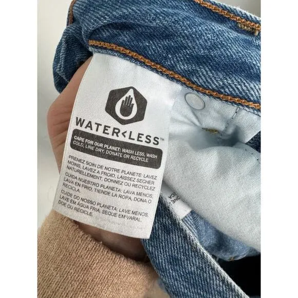 Levi’s Premium Ribcage Straight Ankle Jeans – Size 28 – Distressed High-Rise 🔥✨