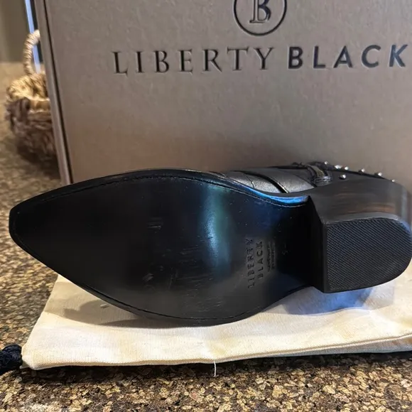 LIBERTY Black Ankle Boots &amp; Booties