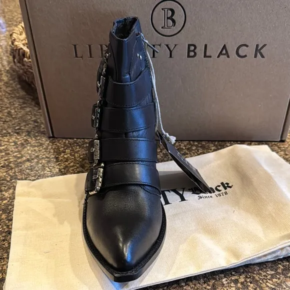 LIBERTY Black Ankle Boots &amp; Booties