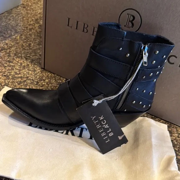 LIBERTY Black Ankle Boots &amp; Booties