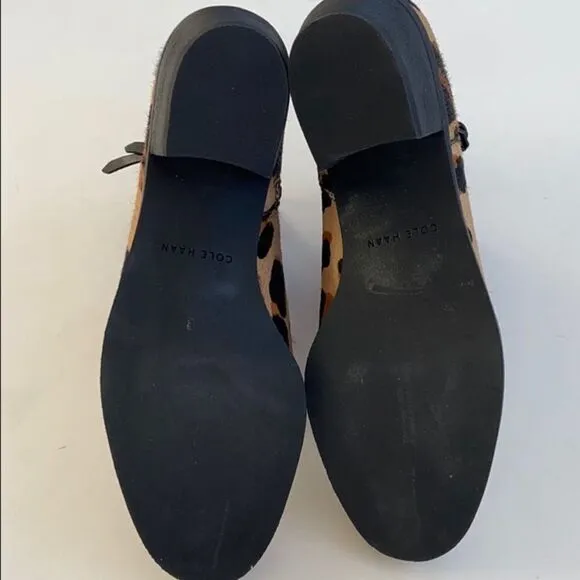 Like new Cole Haan calf hair / leather ankle boots