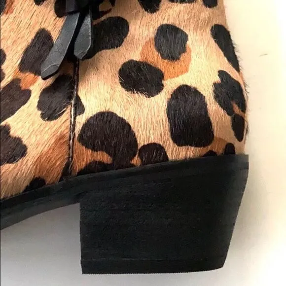 Like new Cole Haan calf hair / leather ankle boots