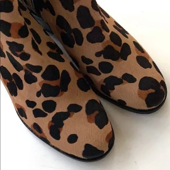 Like new Cole Haan calf hair / leather ankle boots