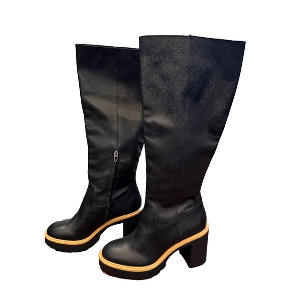 Like New in Box! Dolce Vita Corry H2O Waterproof Boots in Onyx Wide Calf