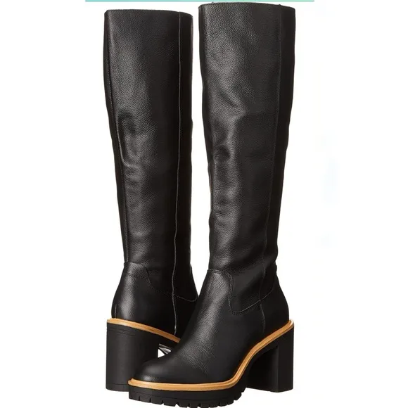 Like New in Box! Dolce Vita Corry H2O Waterproof Boots in Onyx Wide Calf