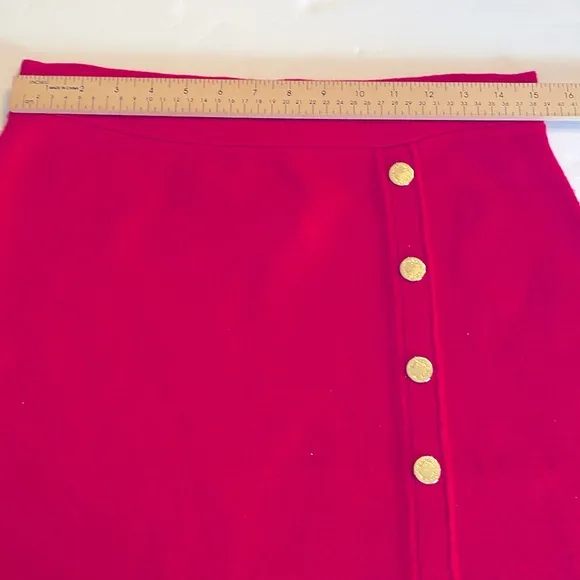 Lilly Pulitzer Knit Skirt NWT Poinsettia Red Mini Skirt