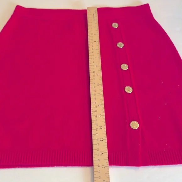 Lilly Pulitzer Knit Skirt NWT Poinsettia Red Mini Skirt