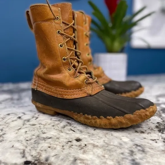L.L Bean 🇺🇸 Leather Boots woman’s size 8