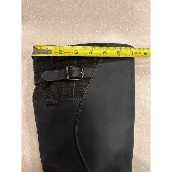 LL Bean Park Ridge 501885 Women's 10M Black TEK2.5 Cold Weather Mid Calf Boots