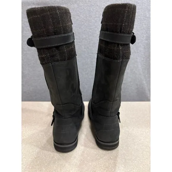 LL Bean Park Ridge 501885 Women's 10M Black TEK2.5 Cold Weather Mid Calf Boots