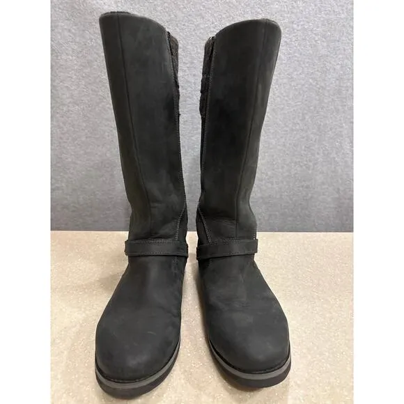 LL Bean Park Ridge 501885 Women's 10M Black TEK2.5 Cold Weather Mid Calf Boots