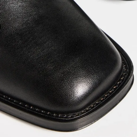 Loeffler Randall Nolan Stretch Ankle Bootie – Black Leather – Size 8.5 BNWT