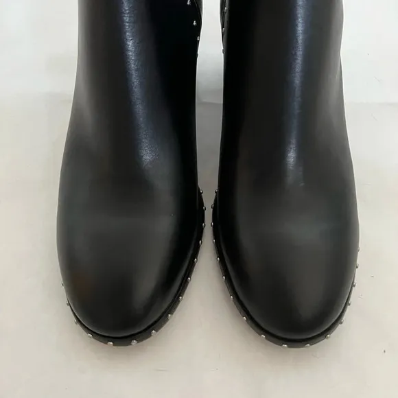 Lola Cruz Womens Black Studded Ankle Boots EUR 39 Us 9 NWB