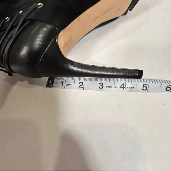 Lord &amp; Taylor 424 Fifth Black Ankle Boots