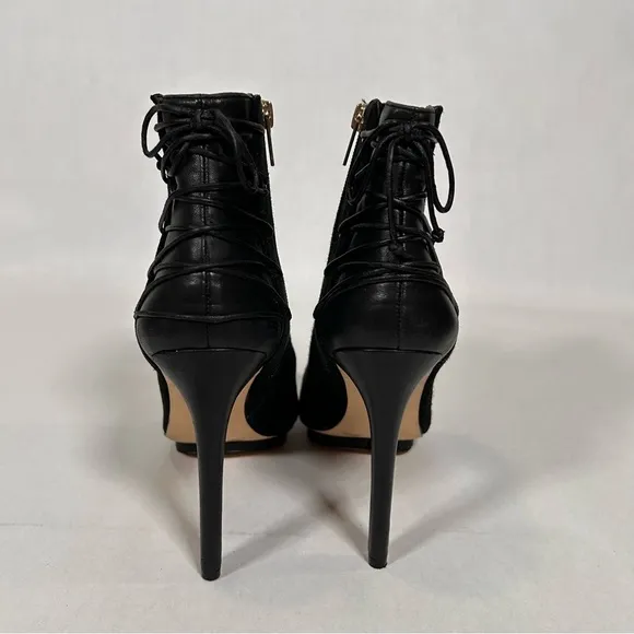 Lord &amp; Taylor 424 Fifth Black Ankle Boots