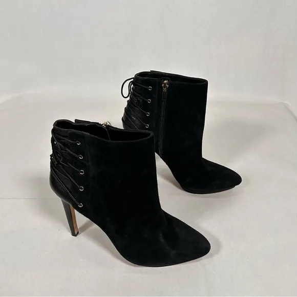 Lord &amp; Taylor 424 Fifth Black Ankle Boots