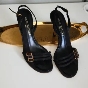 Louis Vuitton Black Women's Sandals