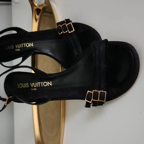 Louis Vuitton Black Women's Sandals