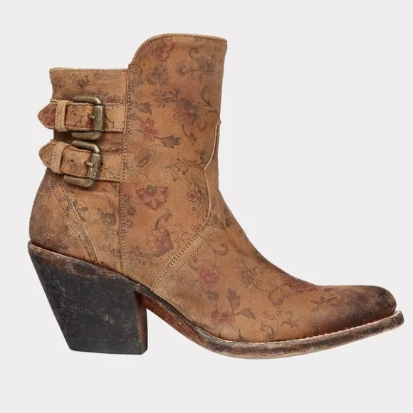Luchasse Catalina tan ankle boots