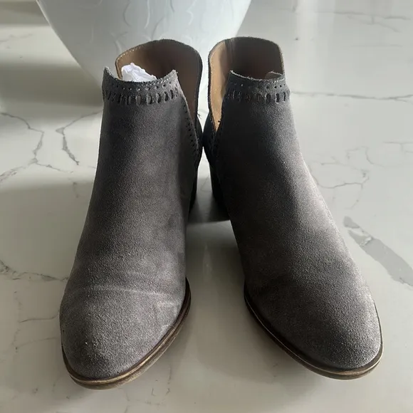 Lucky brand gray ankle boots size 8.5