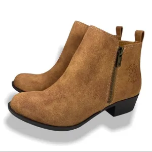Lucky Brand Girls UG-BRONA Walnut Ankle Boots size 1 Kids