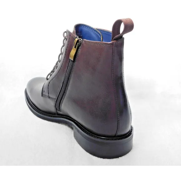 M23 Steve Madden Brown Yenith Men's Lace Up Leather Boot 9.5 M